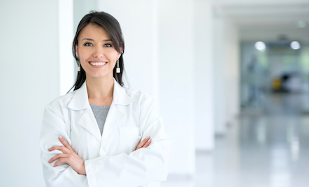 Female doctor at the hospital